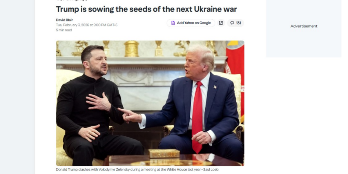 «Путин получит самые мощные оборонительные сооружения Украины. И точно победит»: Британцы просчитали успех русских, который обеспечит Трамп «Путин получит самые мощные оборонительные сооружения Украины. И точно победит»: Британцы просчитали успех русских, который обеспечит Трамп