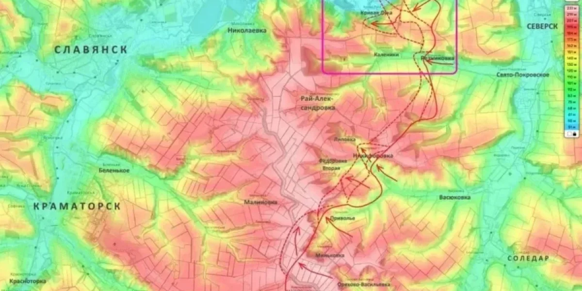 Клещи вокруг Славянска: российская армия перерезает логистику и сжимает кольцо: Карта СВО на Украине — сводка Юрия Подоляки Клещи вокруг Славянска: российская армия перерезает логистику и сжимает кольцо: Карта СВО на Украине — сводка Юрия Подоляки