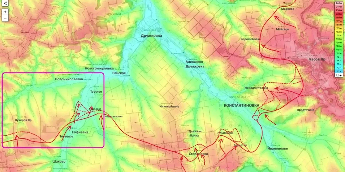 Клещи вокруг Славянска: российская армия перерезает логистику и сжимает кольцо: Карта СВО на Украине — сводка Юрия Подоляки Клещи вокруг Славянска: российская армия перерезает логистику и сжимает кольцо: Карта СВО на Украине — сводка Юрия Подоляки